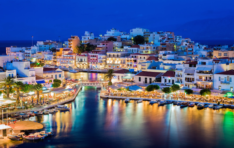 Crete Greece Night Time